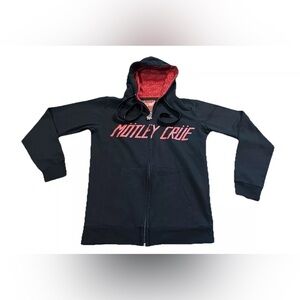 2010 Motley Crue Too Fast For Love hoodie X-SMALL RARE PULLED Concert Tour NEW